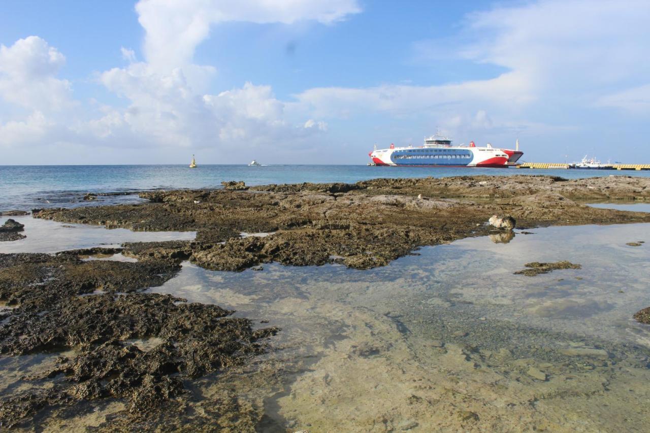 Confortable Casa En Cozumel, Condominio Con Vista Al Mar # 10 Bagian luar foto